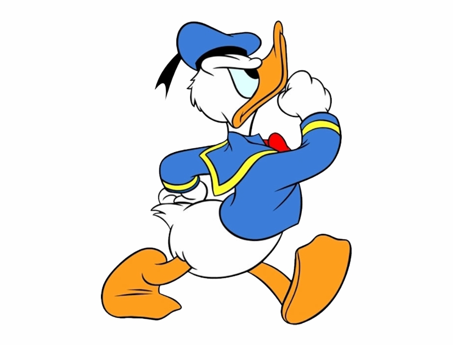 Donald Duck Angry Walk