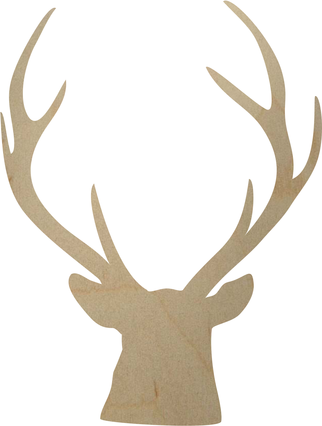 Buck Head Png Image Free Deer Antler Cut