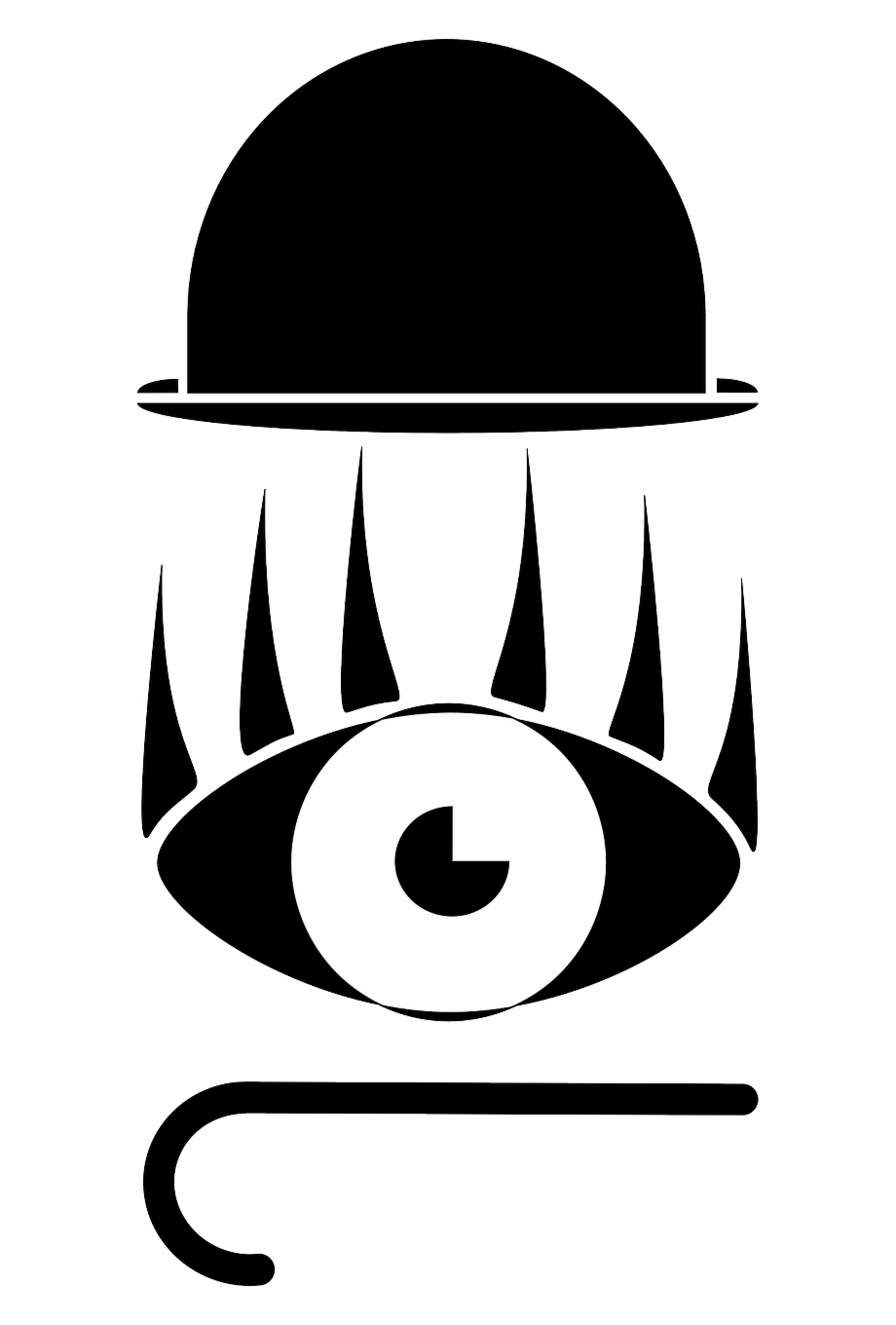 Eye Hat Stick Silhouette Black Png Image Eye