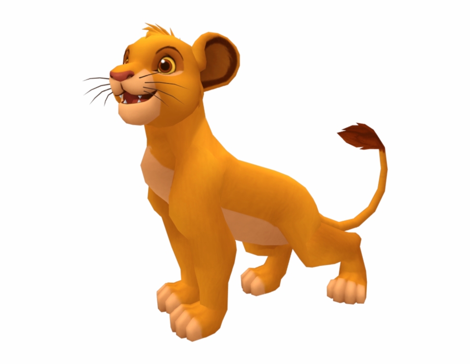 Dislocación compañero frotis Simba Lion King Simba 3D - Clip Art Library