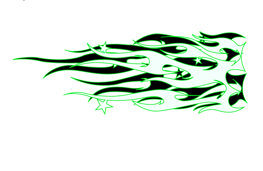 Green Flames Png