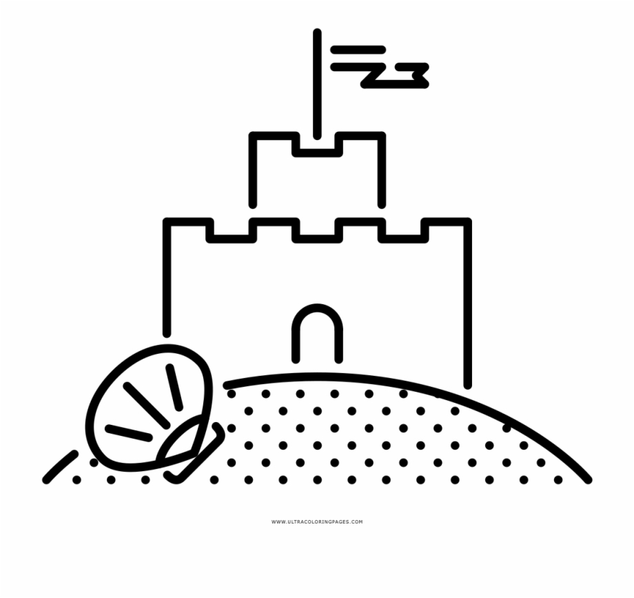 Sand Castle Coloring Page Sand Art And Play