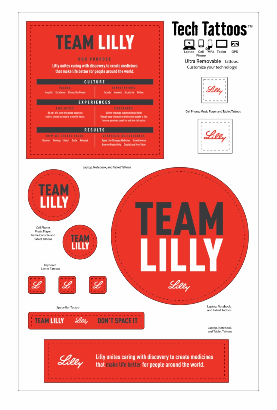 Team Lilly Tech Tattoos Eli Lilly And Company