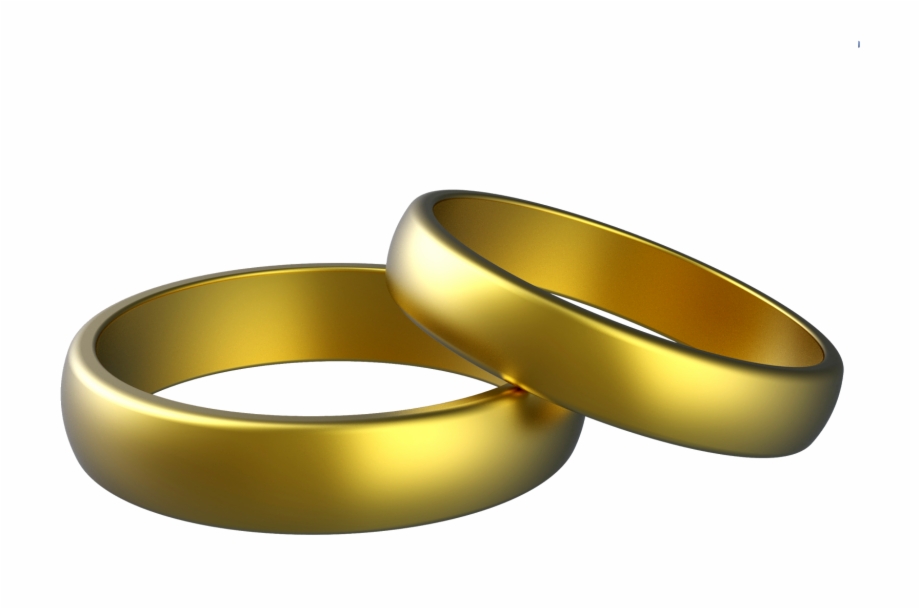 Desenho Aliana Png Gold Wedding Rings