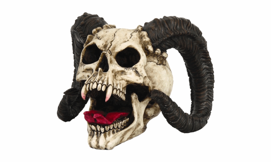 Skull With Ram Horns