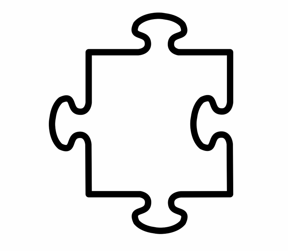 Drawing Of A Puzzle Piece