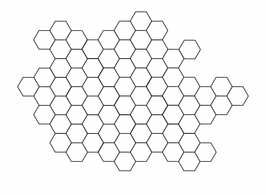 Collection Of Free Black Vector Grid Hexagons Png