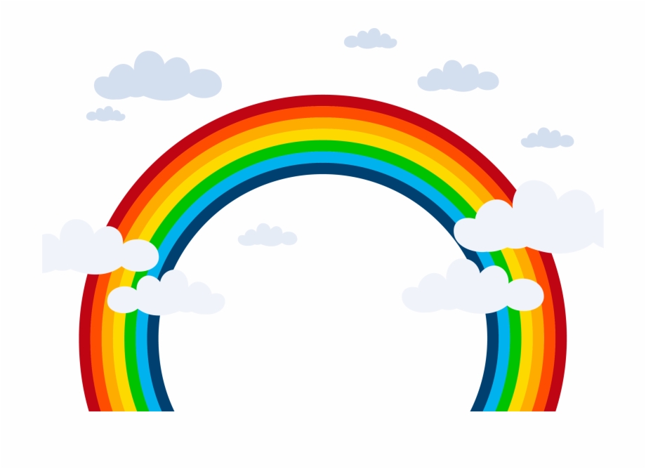 rainbow clipart png

