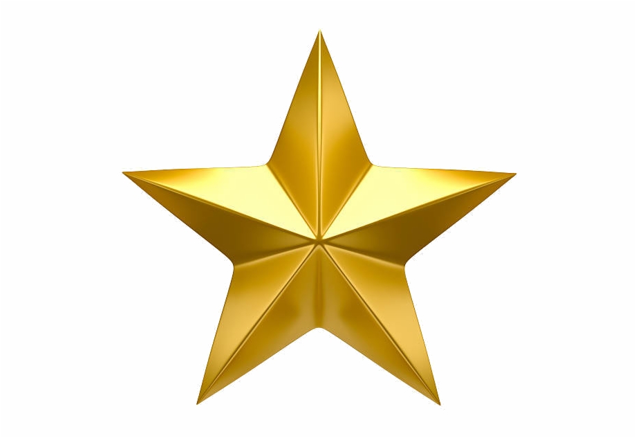 gold shining star star logo
