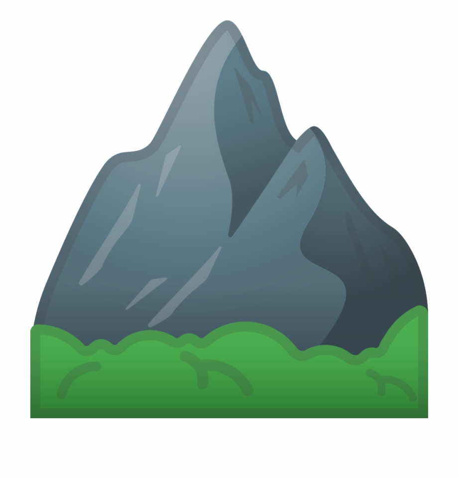 Mountain Icon Whatsapp Mountain Emoji Png