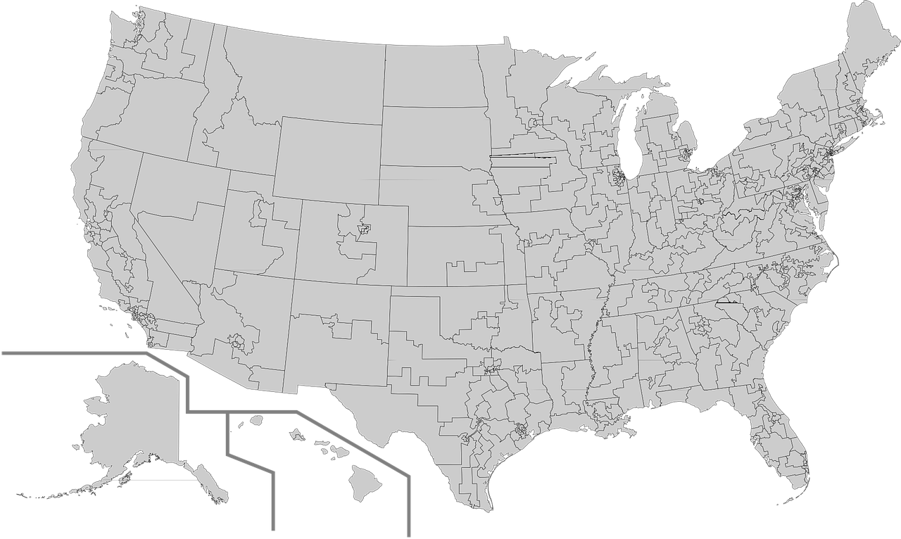 Map Usa America Geography Png Image Blank Map