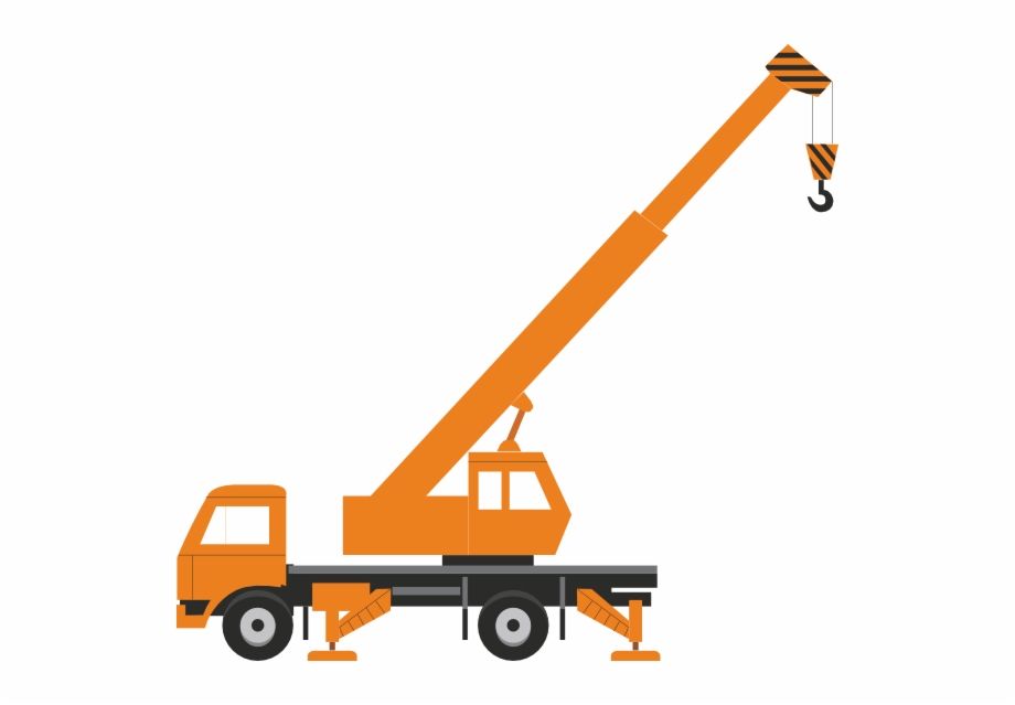 Crane Without Load Clip Art Construction Crane Clipart