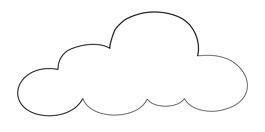 Cloud Outline Png Cloud Transparent Background Clipart