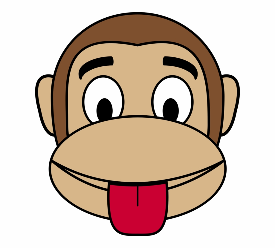 Emoji Monkey Happiness Smiley Ape Monkey Face Clipart
