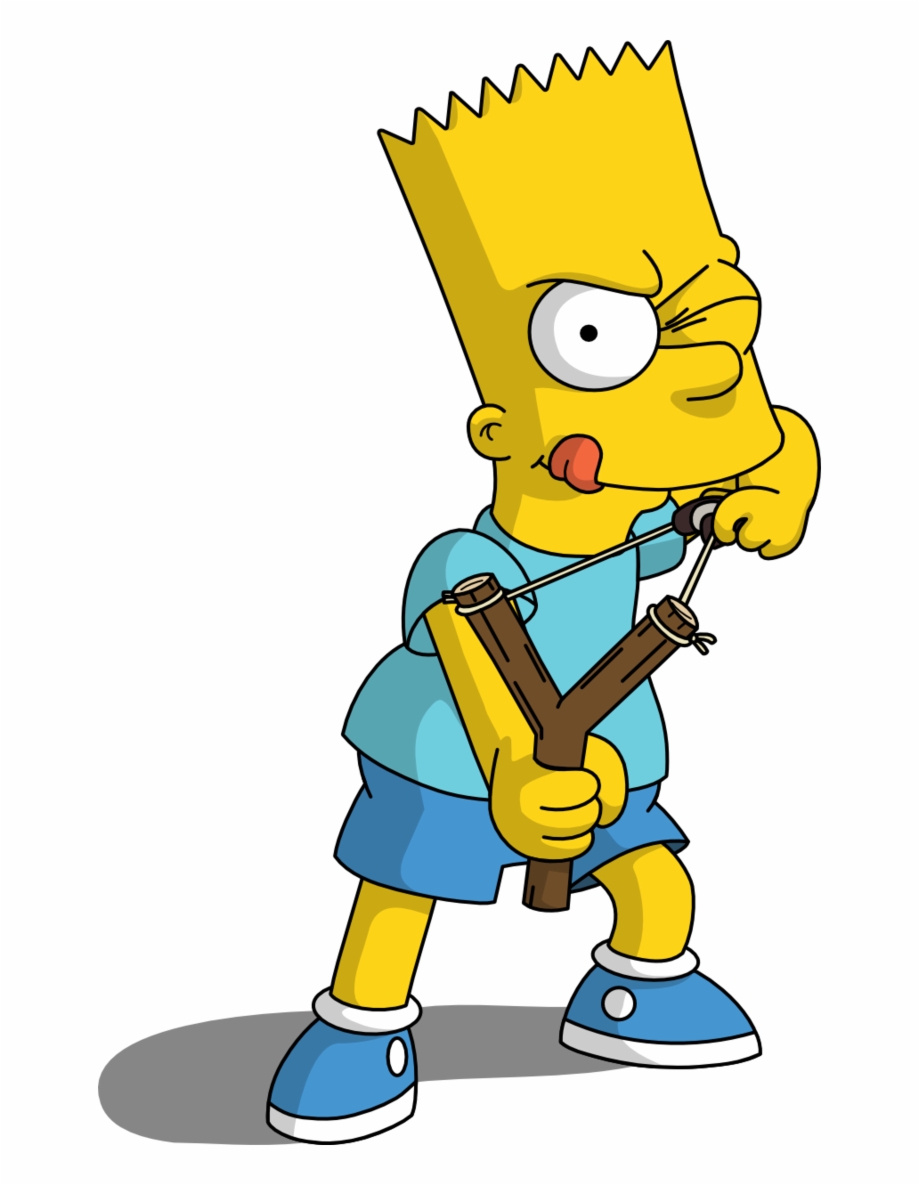 Bart Simpson Png Image Bart Simpson Slingshot