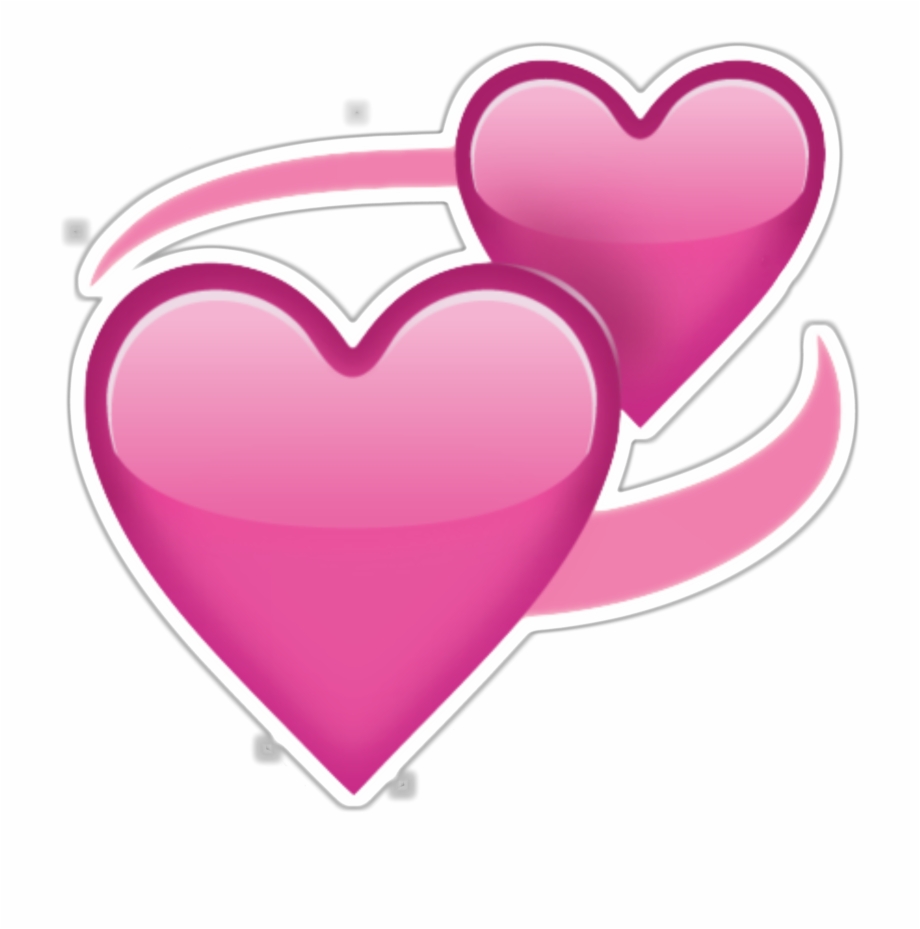Pink Heart Emoji Png Love Heart Emoji Transparent