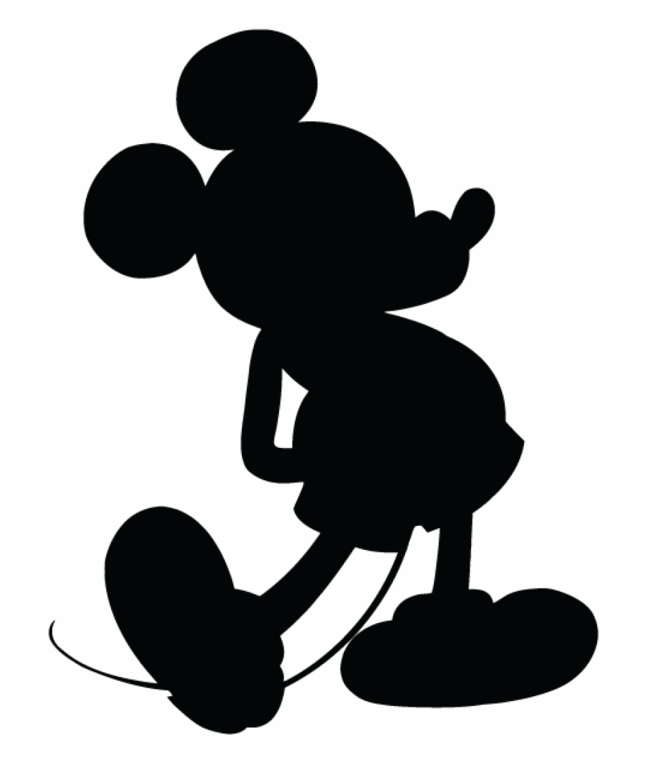 Mickey Mouse Head Silhouette Mickey Mouse Silhouette