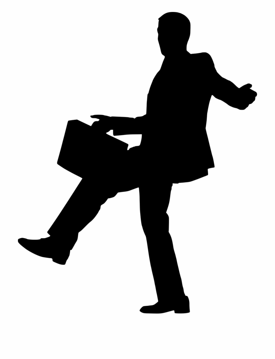 Man Suit Business Walking On Tightrope Clipart