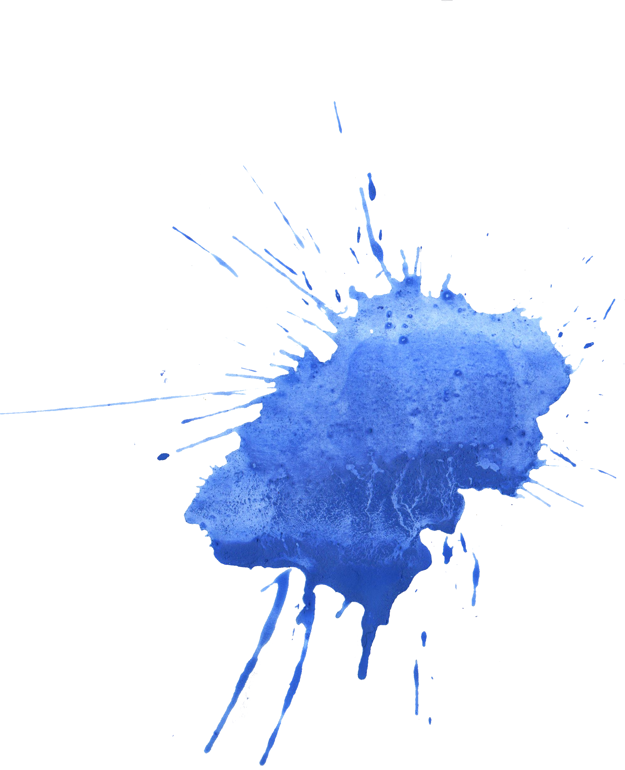 blue ink splatter png
