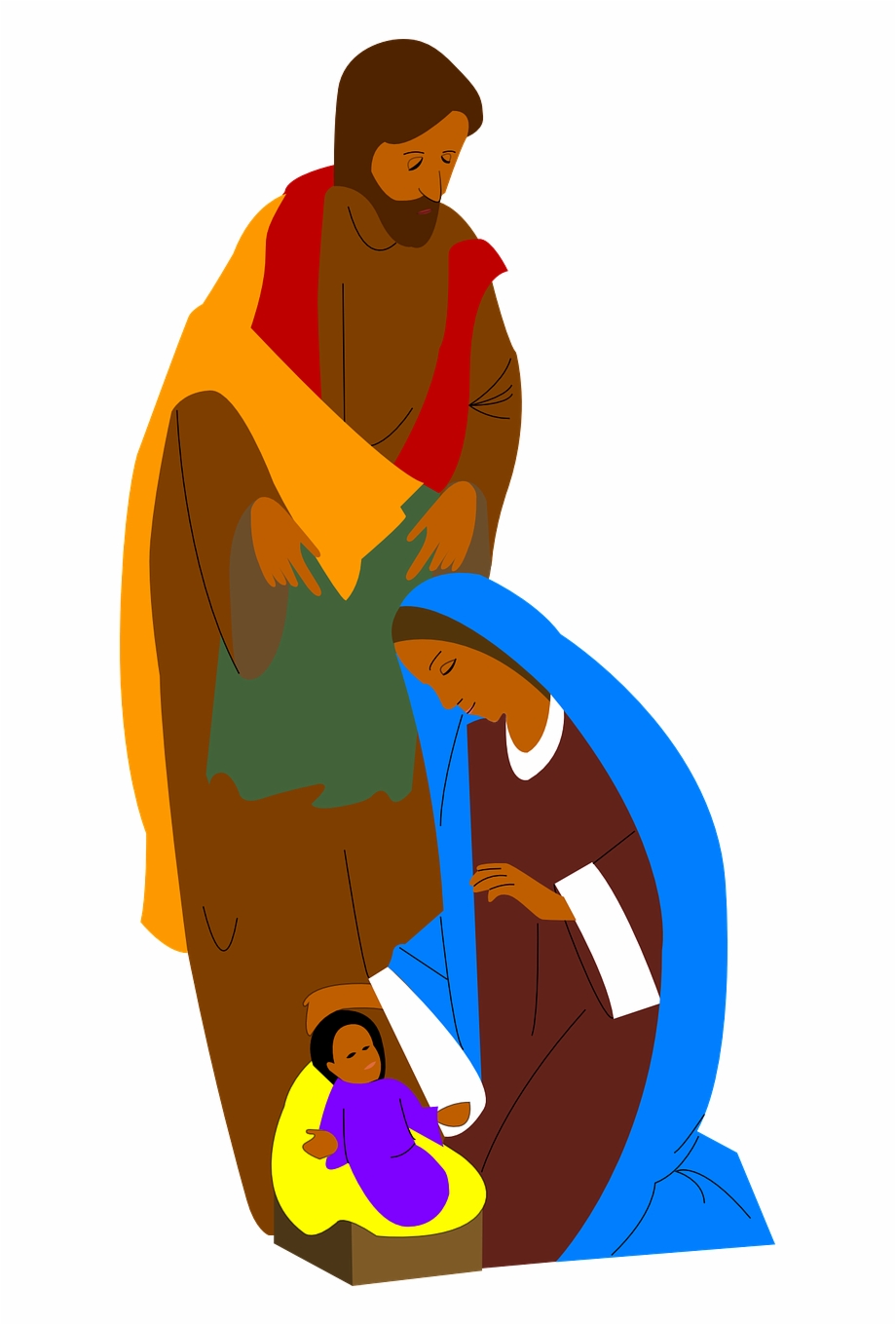 Mary And Jesus Clipart