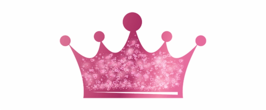 Pink Glitter Crown Png Glittery Pink Crown Png