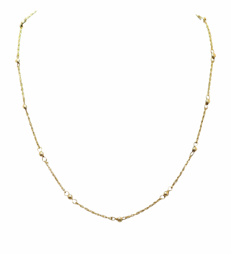 Drawing Chains Gold Chain Necklace