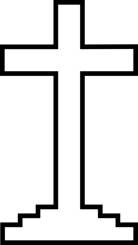 cross with three steps
