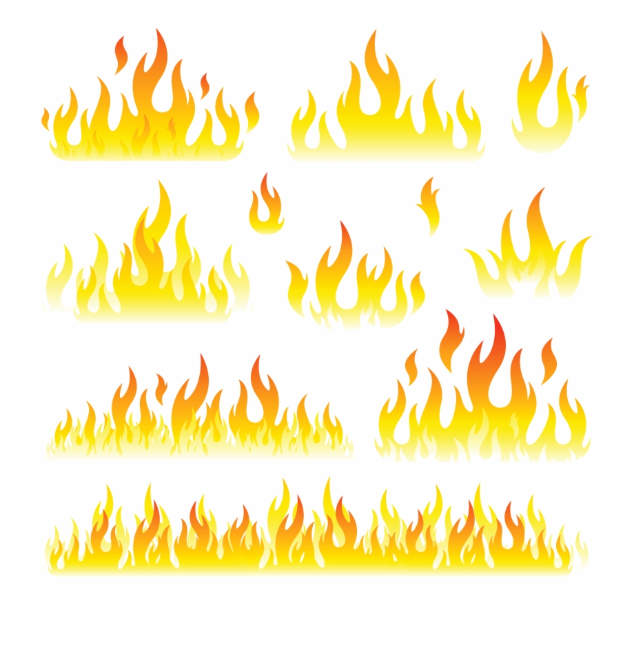 Png Library Download Flames Set Png Picture Gallery