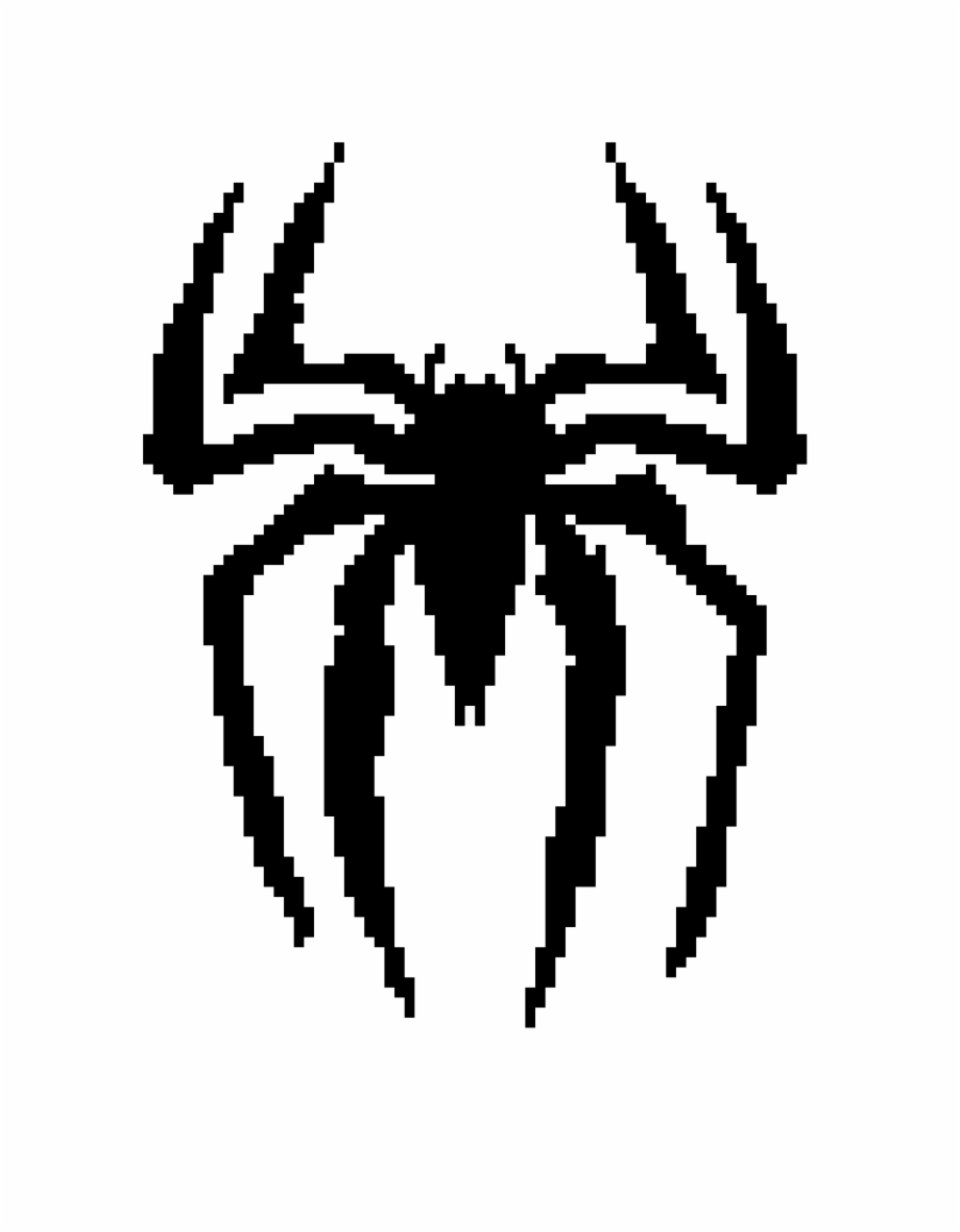 Spiderman Logo Pixel Art Logo Spider Man