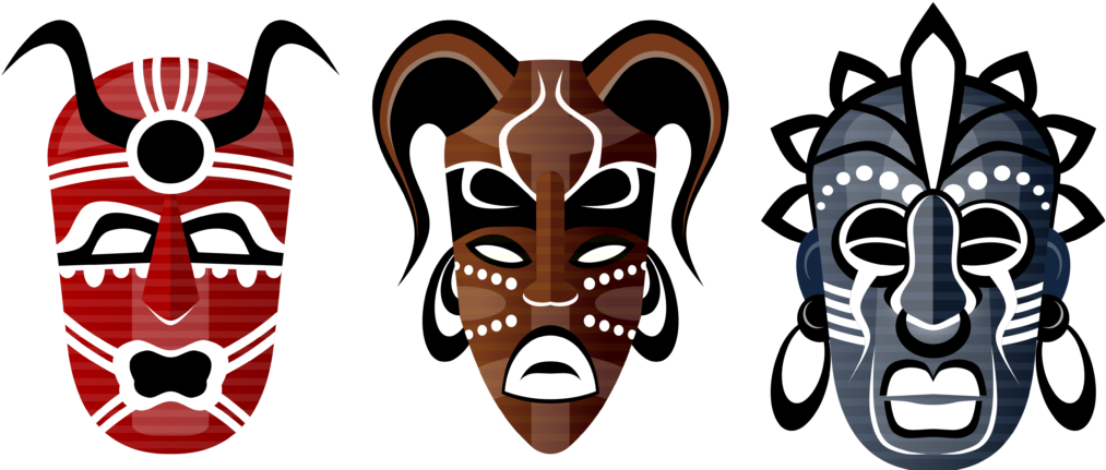 African Tribal Mask Clipart