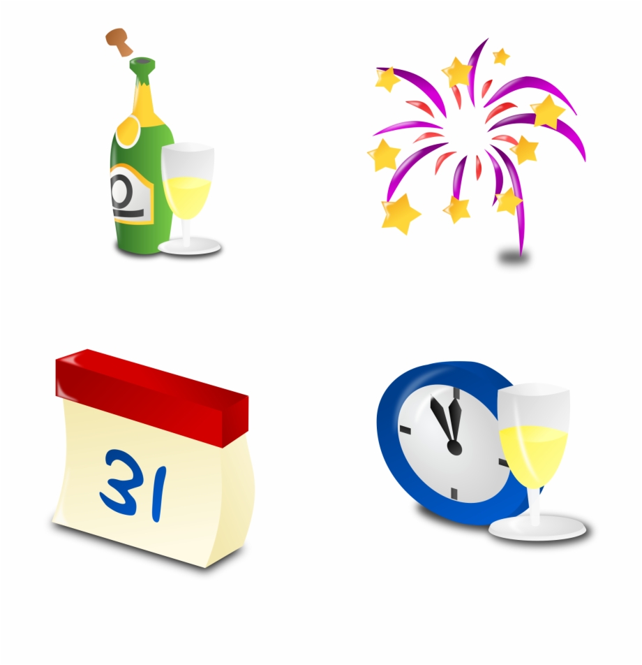 Small New Years Icon Png Download Happy New
