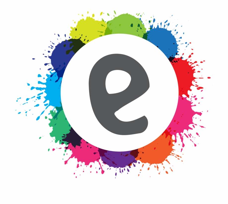 Colors Stamp Logo E Png Image Paint