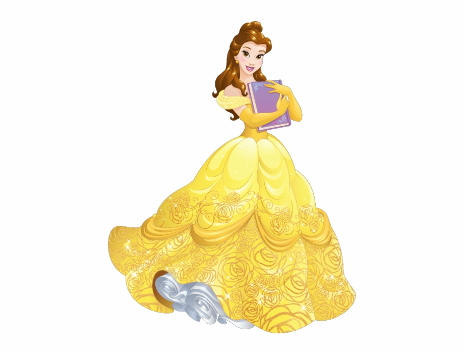 Princess Bell Png Belle With A Book