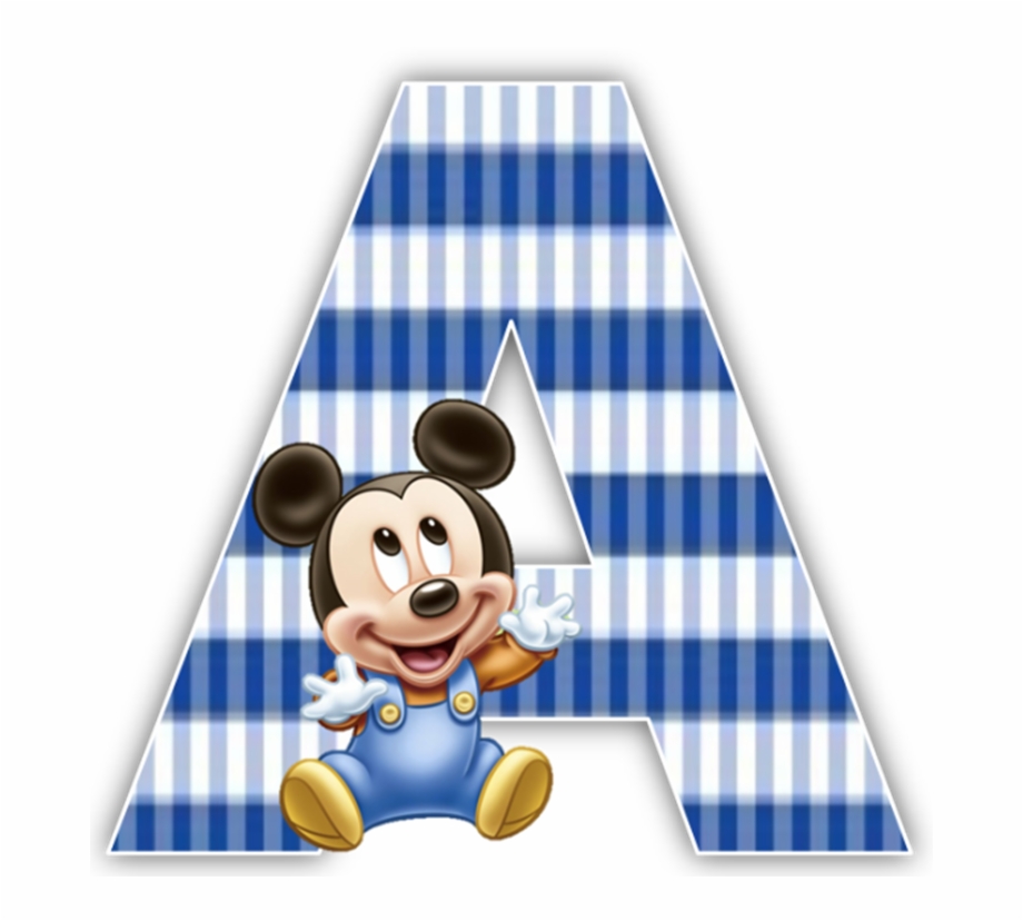 Baby Mickey Mouse 1St Birthday Party Alphabet Numbers