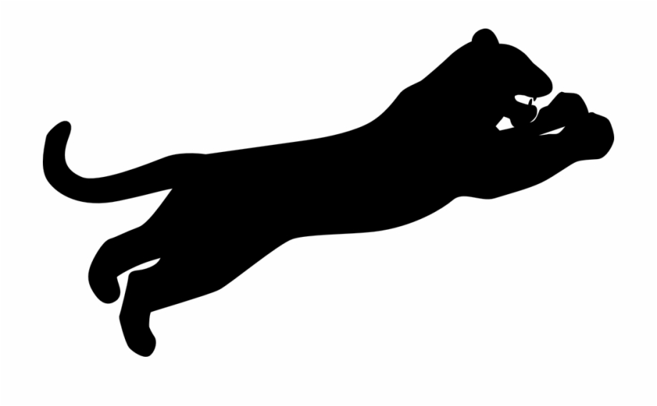 Collection of Panther Silhouette Clip Art (48) .