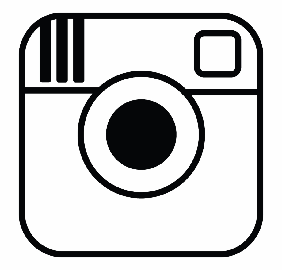 Instagram Logo Png Transparent Background Black And White Clip