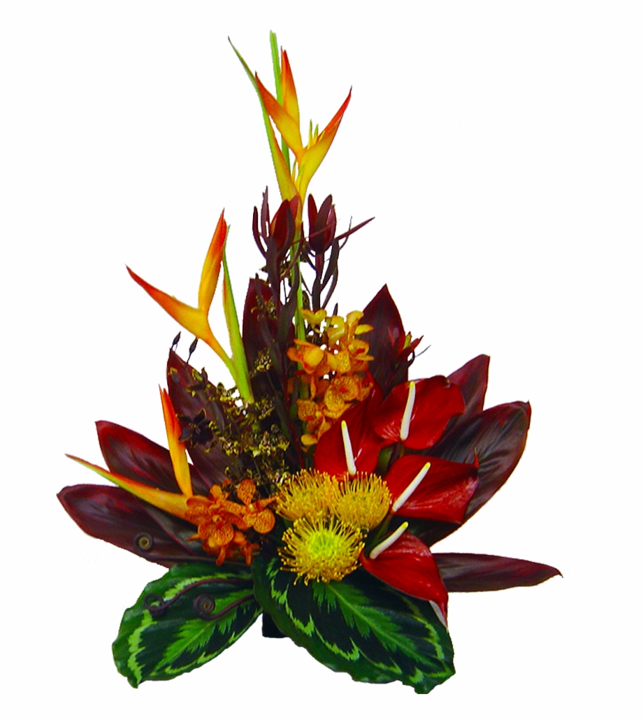 Hawaiian Flower Bouquet Tropical Flowers Png Transparent Background