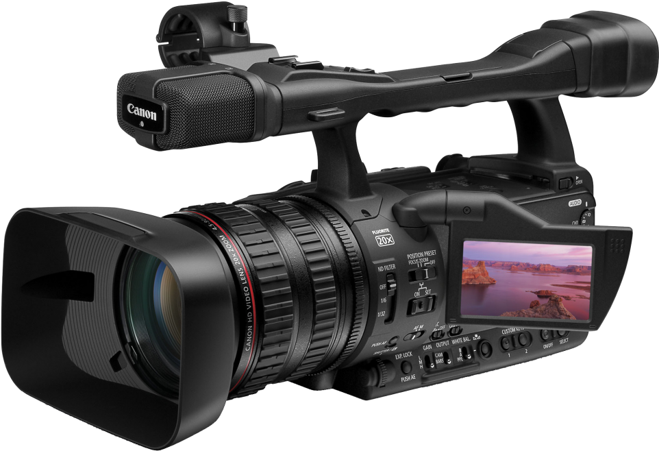 Professional Video Camera Png Image Canon Xha1s