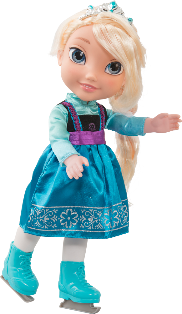 Frozen Elsa With Skates Large Doll