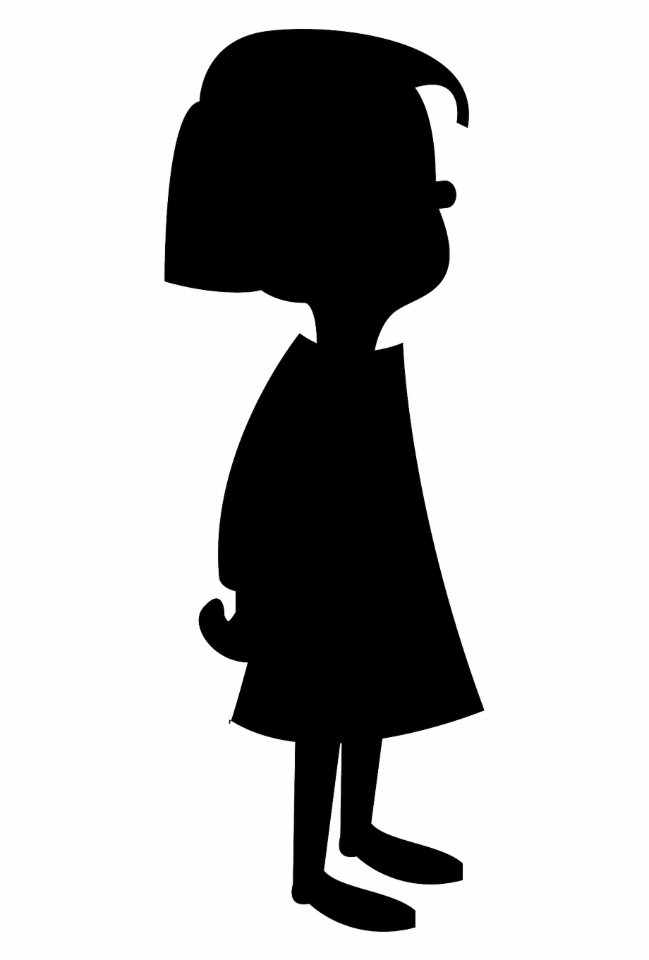Silhouette Little Girl Free Picture Boys And Girls