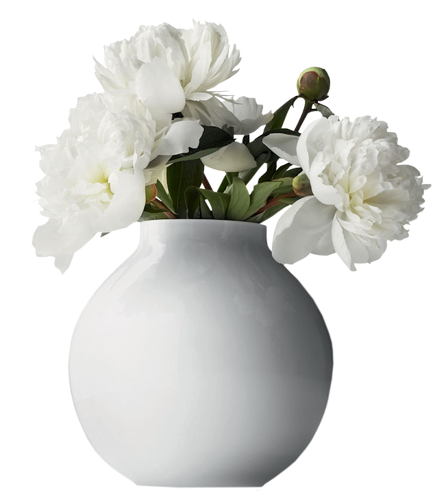 Beautiful Flower Vase With Flowers Png