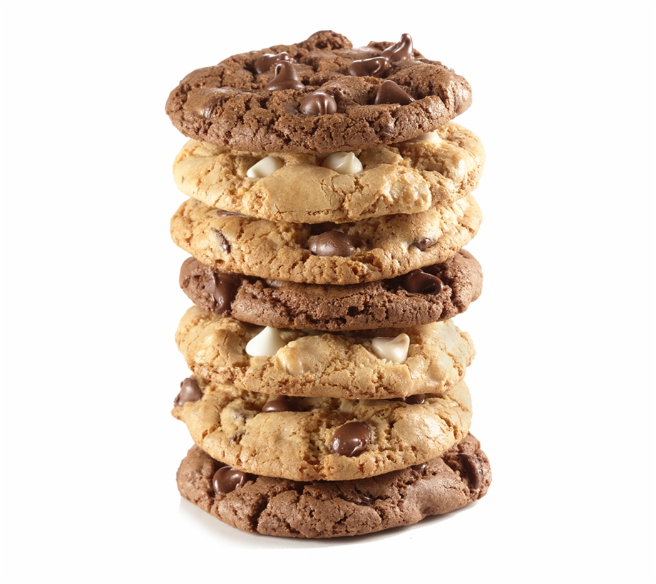 chocolate chip cookies clipart stack
