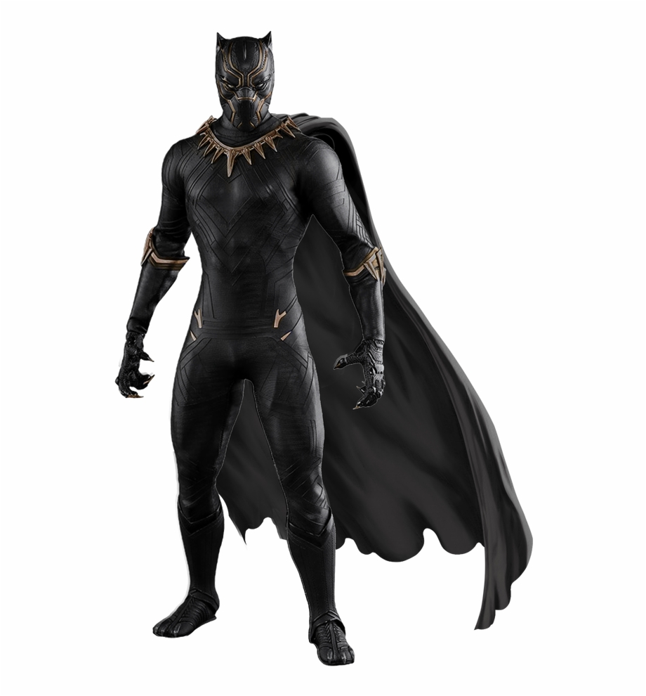 Panther Png Transparent Black Panther With Cape