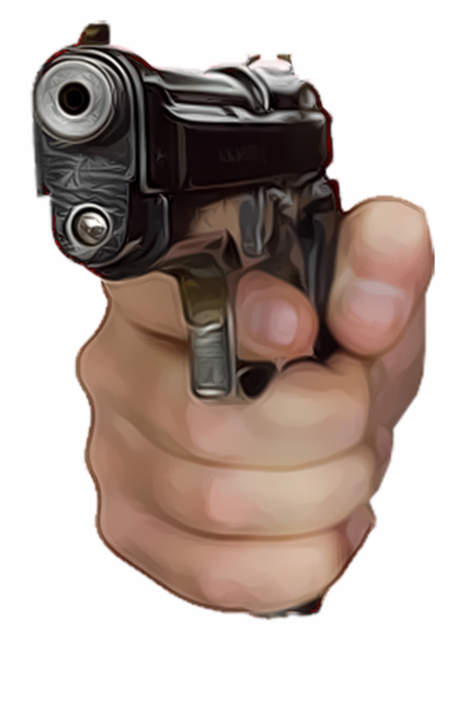Image Transparent Hand Gun Png