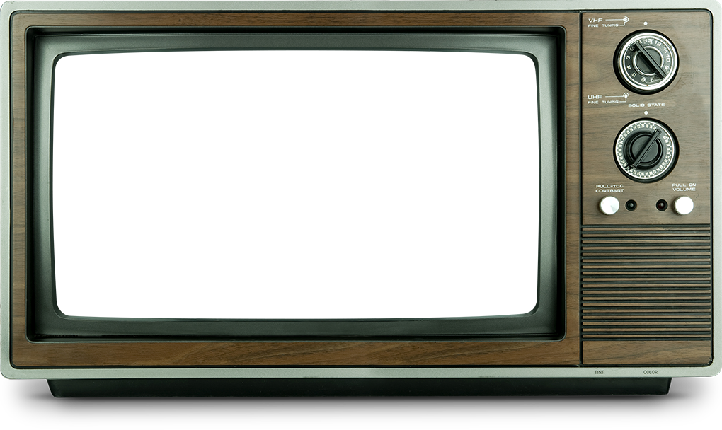 Tv Antigua Png Transparent Old Tv Frame - Clip Art Library