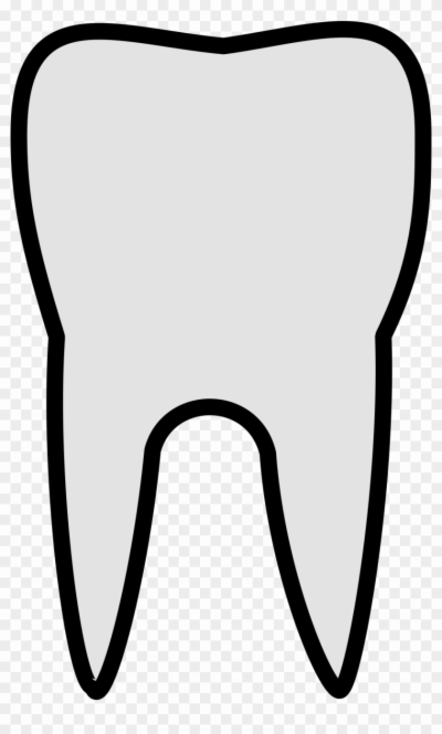 transparent white tooth cartoon
