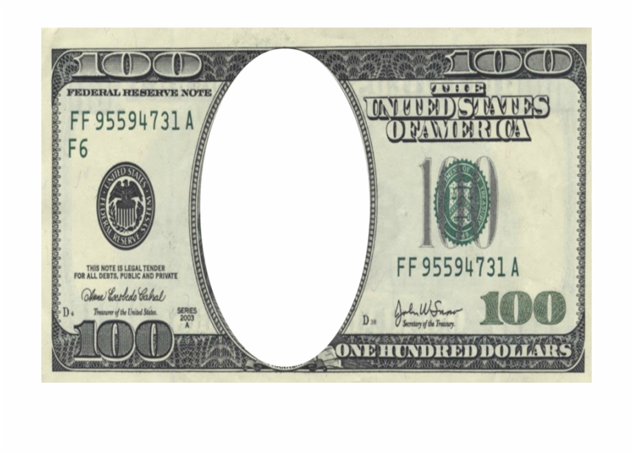 Add Your Own Face Printable Play Money 100