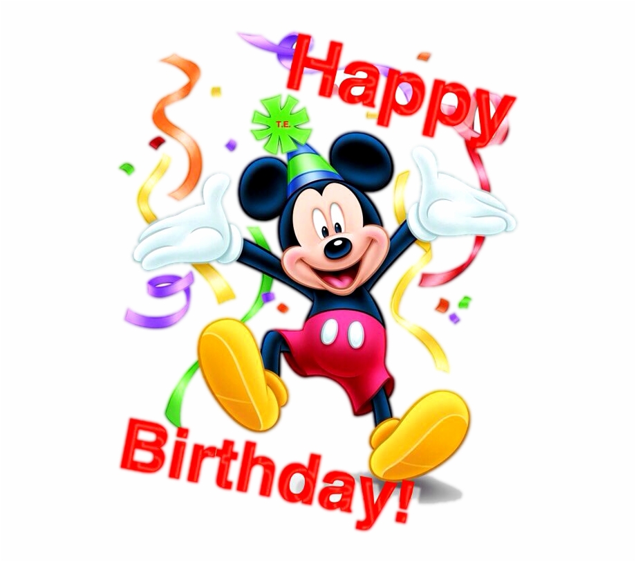 Mickey Mouse Happy Birthday Png Mickey Mouse Birthday