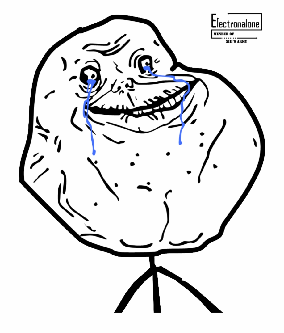 Thumb Image Forever Alone Face Png