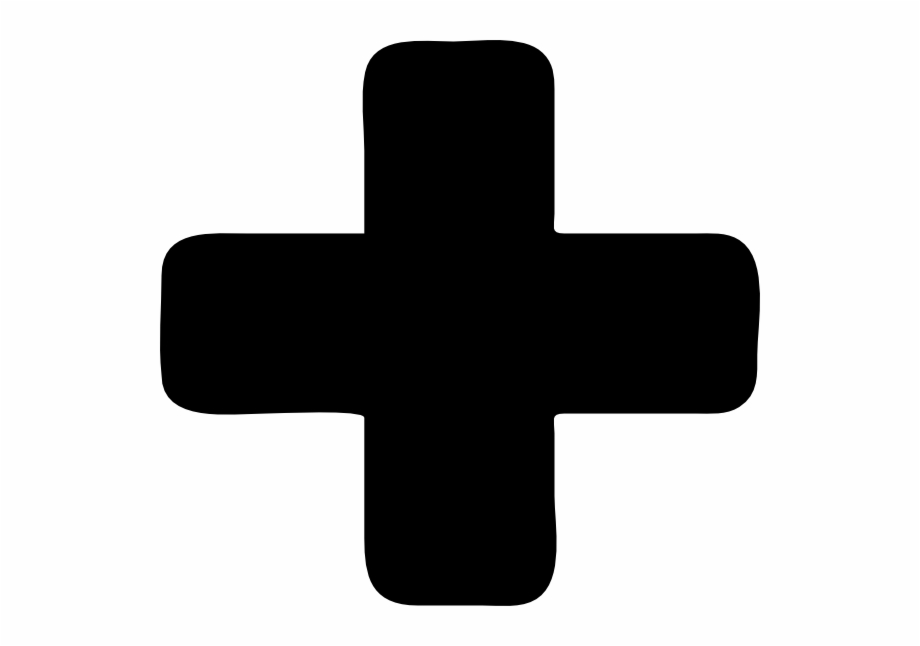 Black Plus Symbol Clip Art Plus Sign